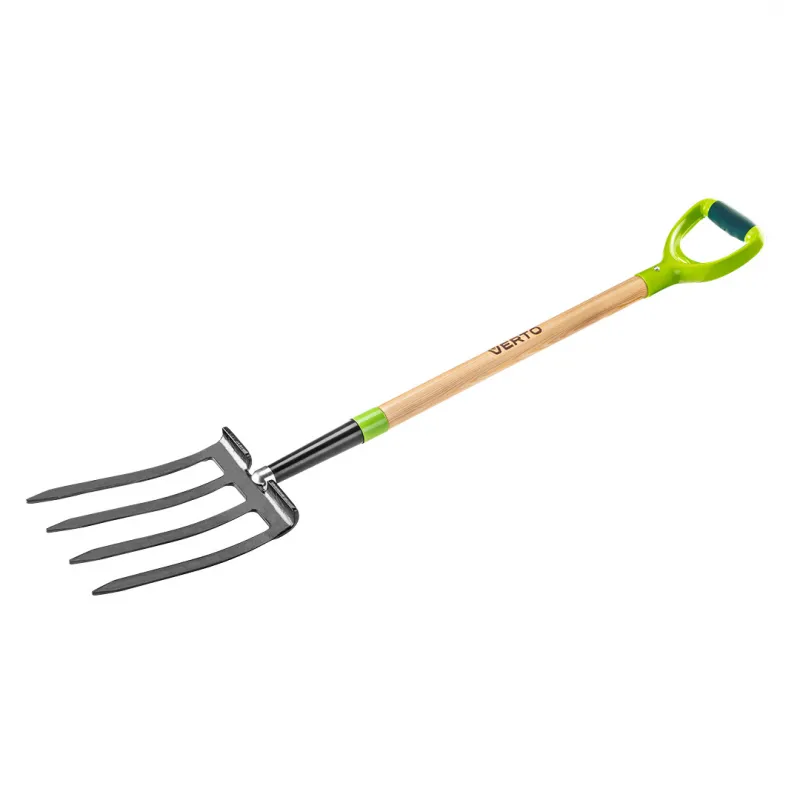 VERTO Πηρούνα κήπου με ξύλινο στυλιάρι 127 cm 15G041 - Φτυάρια