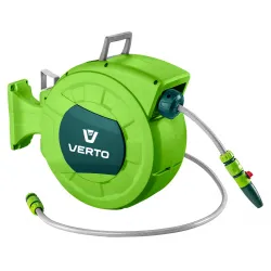 VERTO Καρούλι αυτόματο με λάστιχο 20m 15G891