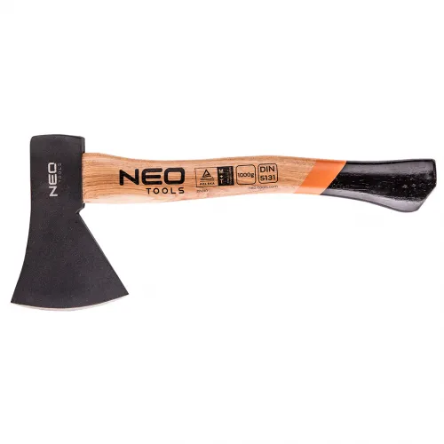 NEO TOOLS Τσεκούρι με ξύλινη λαβή 1000g 27-010