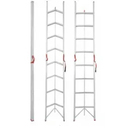 Inox Kiss LAD911 Αναδιπλούμενη Σκάλα Αλουμινίου 3.58m 11 Σκαλιά