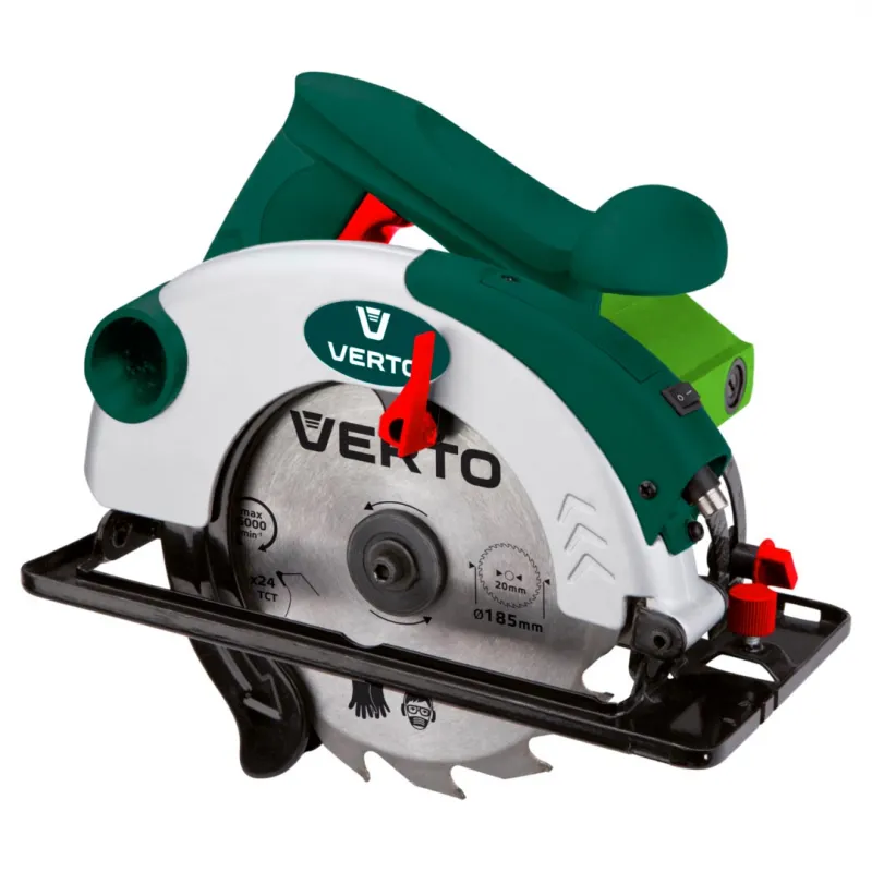 VERTO Δισκοπρίονο 1200W 185mm 52G684 - Δισκοπρίονα