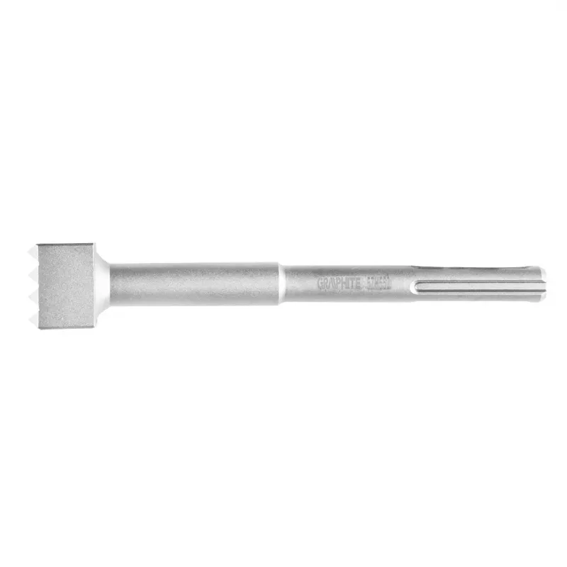 GRAPHITE Σμίλη για επεξεργασία επιφανειών SDS-Max 40x40mm 16Δ 57H552 - Καλέμισμα