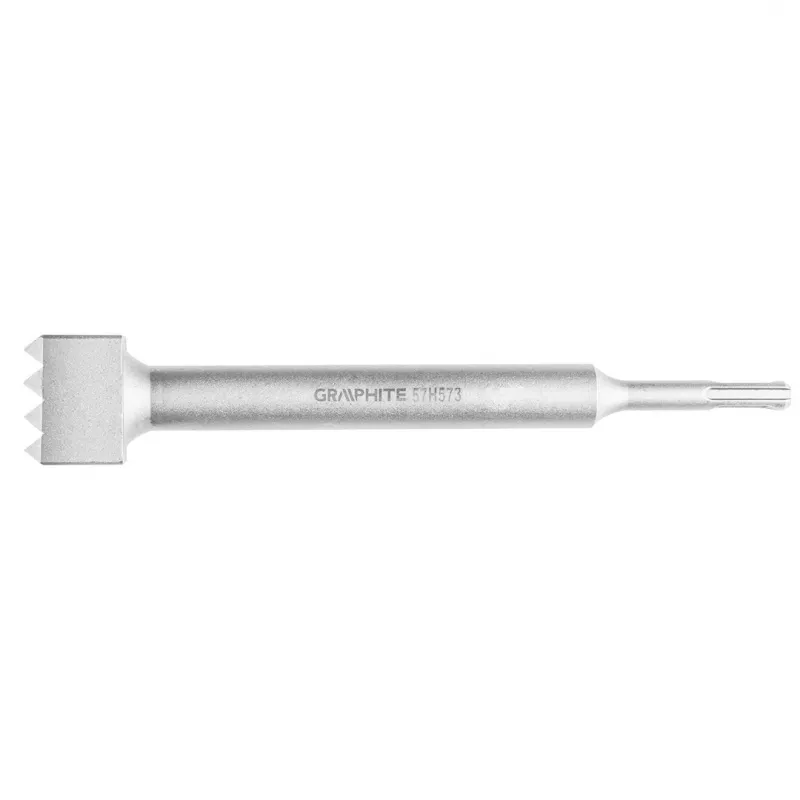 GRAPHITE Σμίλη για επεξεργασία επιφανειών SDS-Plus 40x40mm 16Δ 57H573 - Καλέμισμα