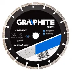GRAPHITE Διαμαντόδισκος γενικής χρήσης 230mm 57H619