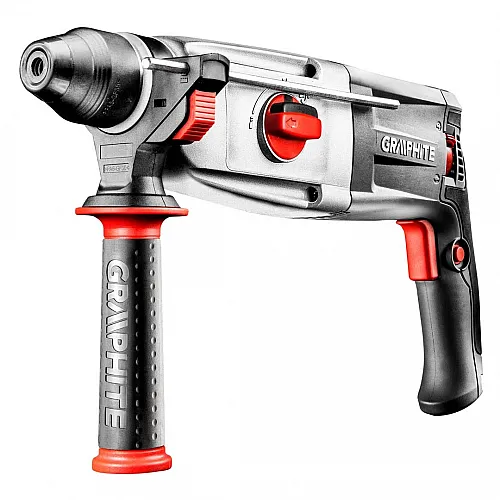 GRAPHITE Πιστολέτο 3.4J 900W SDS Plus με βαλίτσα και επιπλέον τσόκ με κλειδί 58G528