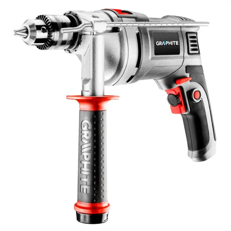 GRAPHITE Κρουστικό δράπανο 850W με βαλίτσα  58G728 - Δράπανα