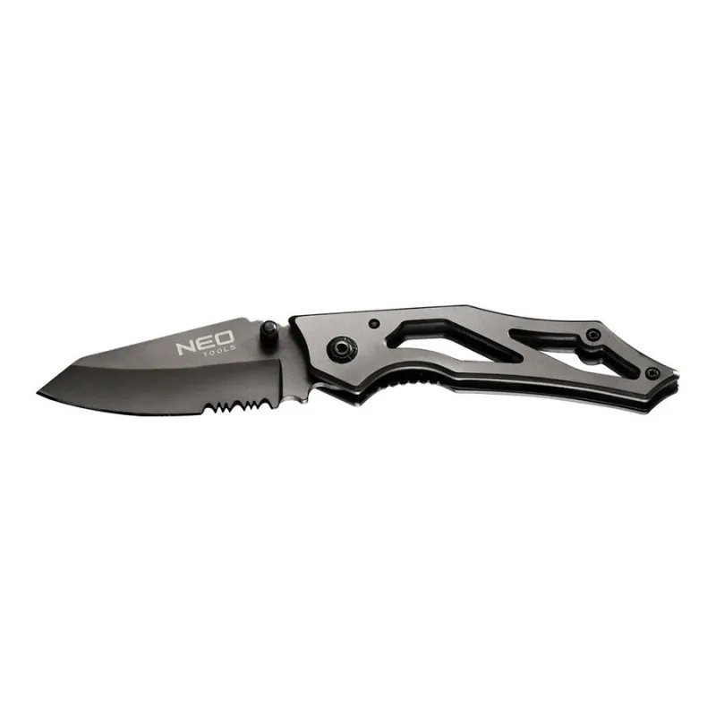 NEO TOOLS Σουγιάς Titanium με ασφάλεια και θήκη 63-025 - Μαχαίρια & Λάμες