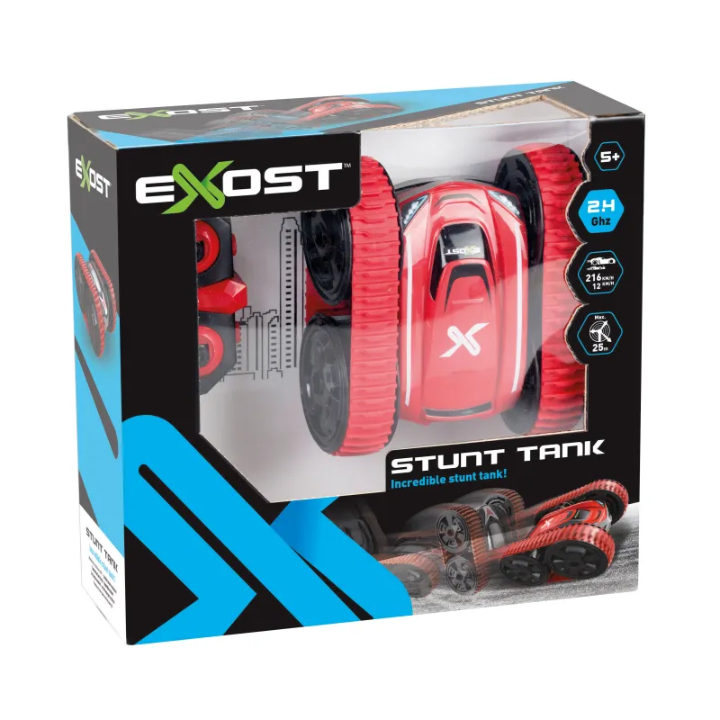Exost Stunt Tank Τηλεκατευθυνόμενο Αυτοκίνητο Κόκκινο