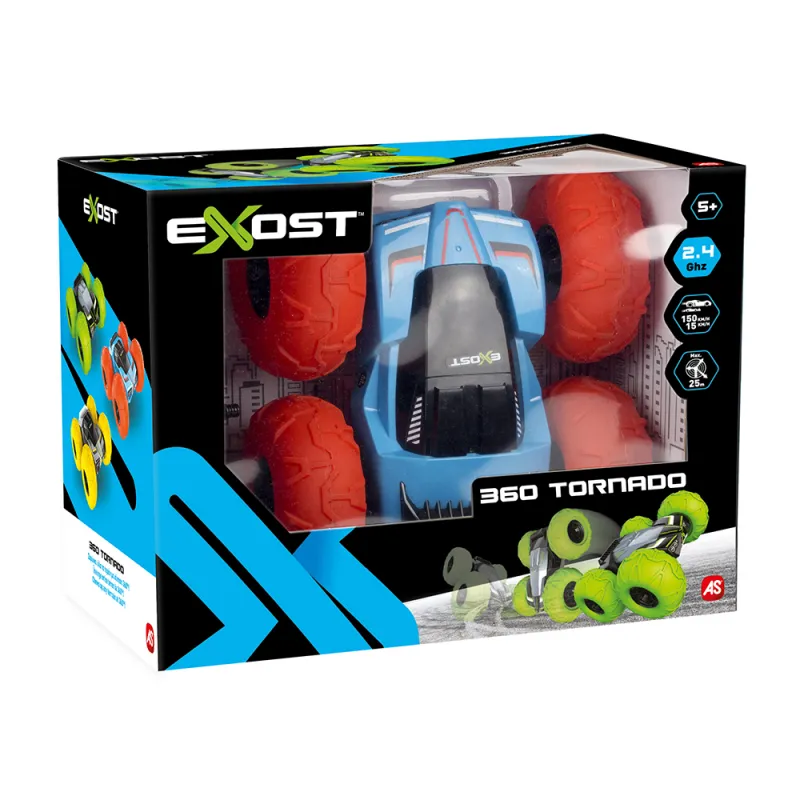 Exost 360 Tornado Τηλεκατευθυνόμενο Αυτοκίνητο Κόκκινο