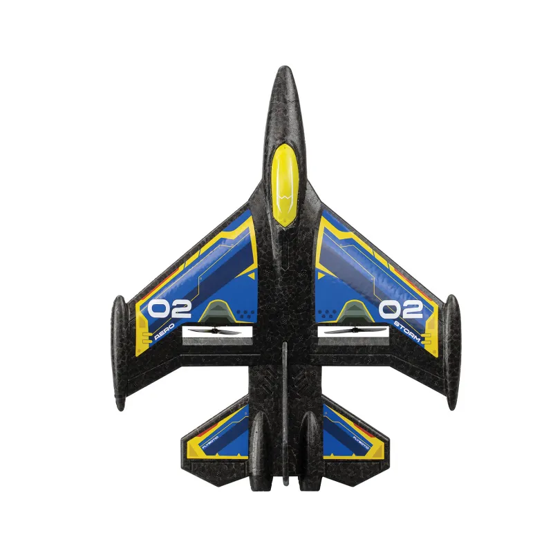 Silverlit Flybotic Sonic Evo Τηλεκατευθυνόμενο Αεροπλάνο Μπλε Για 8+ Χρονών