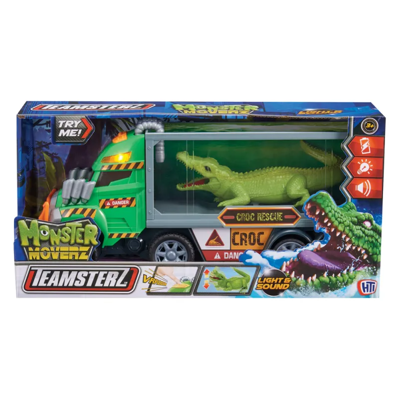 Teamsterz Monster Moverz  Διάσωση Κροκόδειλου Όχημα Με Φώτα Και Ήχους Για 3+ Χρονών