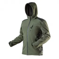 NEO TOOLS Μπουφάν εργασίας Softshell με κουκούλα CAMO 81-553-XL/56