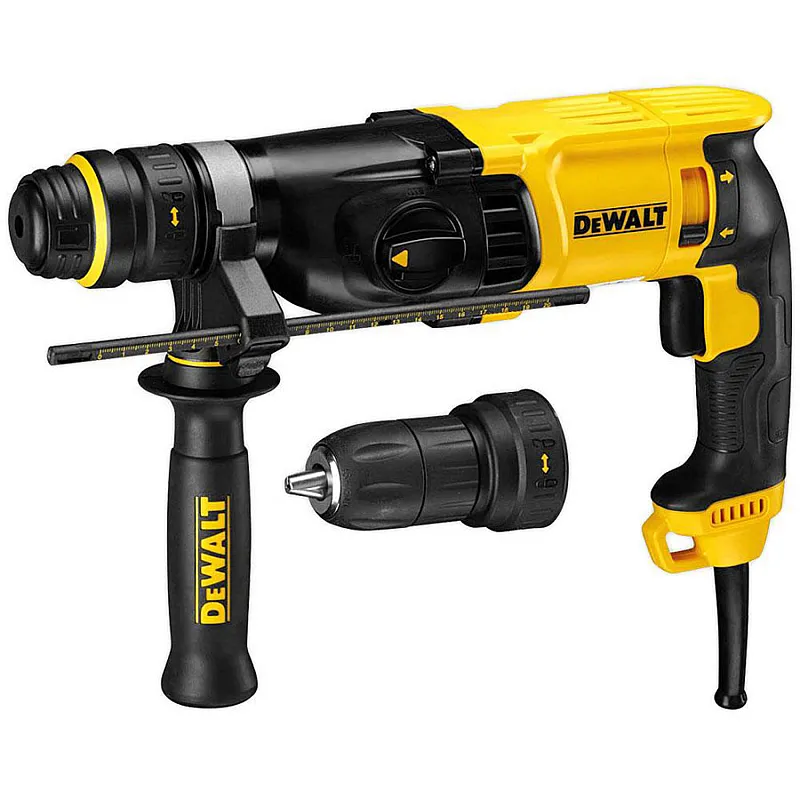 DEWALT Πιστολέτο 900W SDS-Plus 3 επιλογών με QCC D25144K - Κρουστικά Πιστολέτα