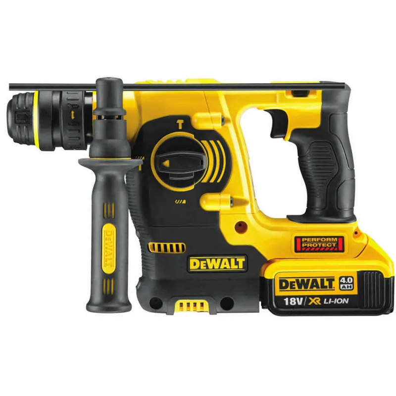 DEWALT Πιστολέτο 18V Li-Ion SDS-Plus 2 x 4.0Ah 3 ταχυτήτων DCH254M2 - Σκαπτικά Πιστολέτα