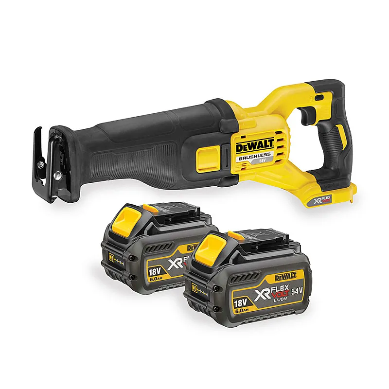 DEWALT Σπαθοσέγα 54V Flexvolt με 2 μπατ. DCS388T2 - Διάφορα Εργαλεία