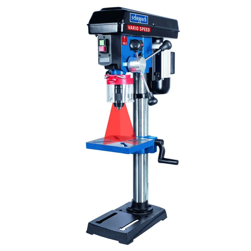 Scheppach Δράπανο κολωνάτο πάγκου 550W 16mm με ρύθμιση στροφών DP19VARIO - Σταθερά Δράπανα
