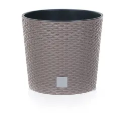 PROSPERPLAST Γλάστρα Rato Round 2 σε 1 Χρώμα Μόκα 35/37 lt DRTUS400L-7529U