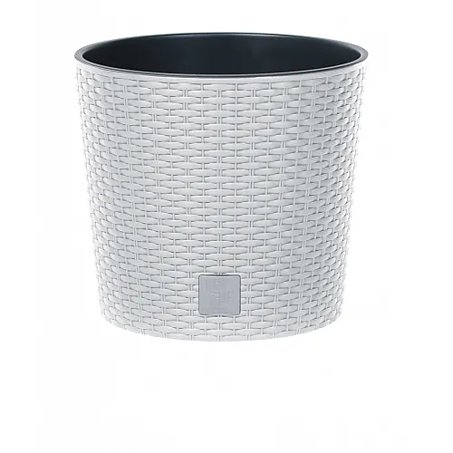 PROSPERPLAST Γλάστρα Rato Round 2 σε 1 Χρώμα Λευκό 35/37 lt DRTUS400L-S449