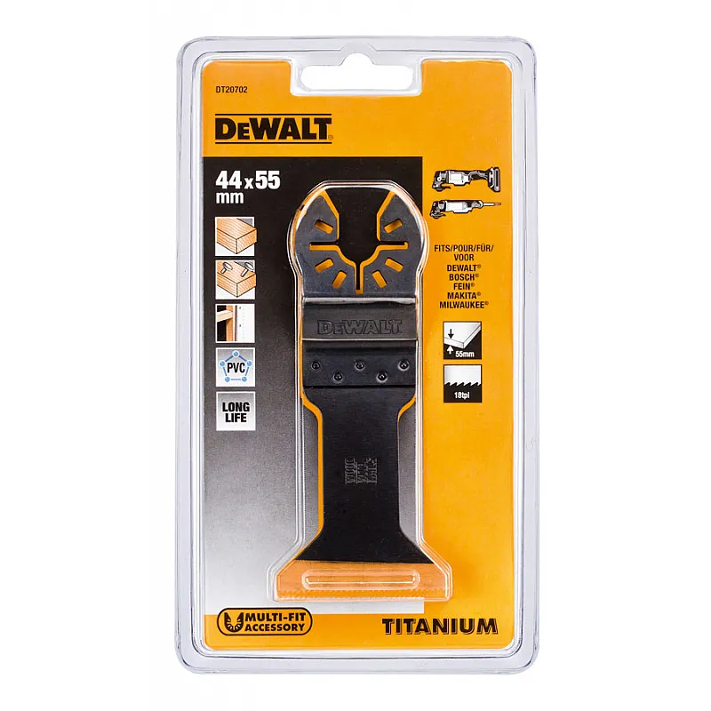 DeWALT Λεπίδα τιτανίου για ξύλο και μέταλλο 44χιλ x 55χιλ DT20702 - Εξαρτήματα-Αναλώσιμα