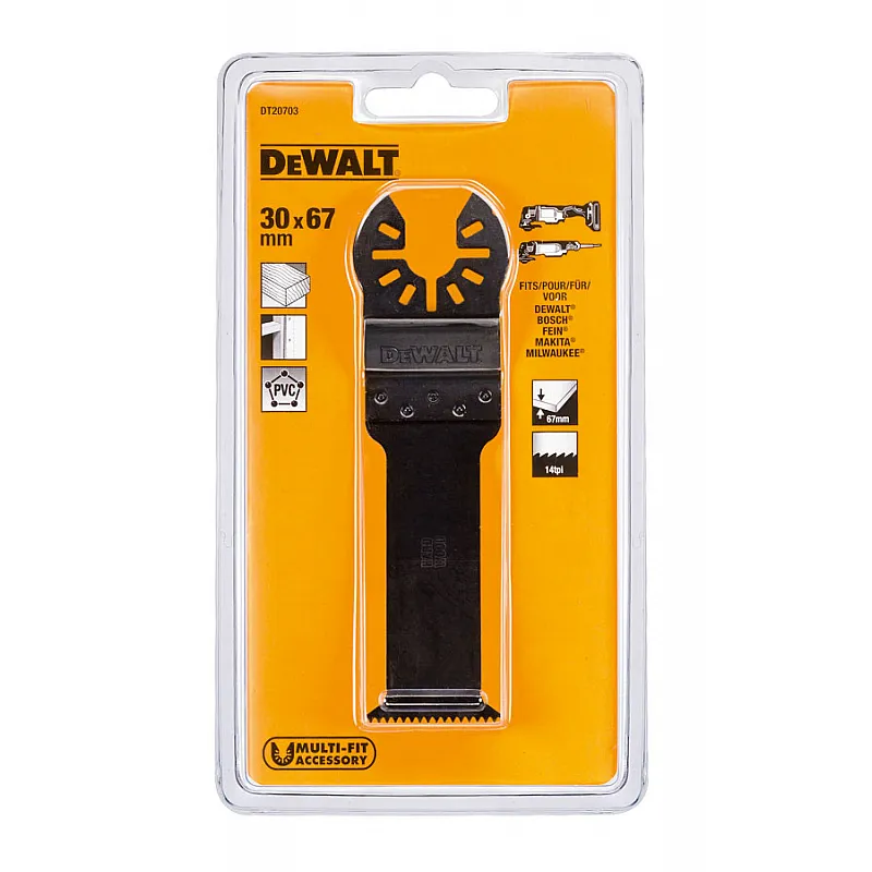 DeWALT Λεπίδα για σκληρό ξύλο 30χιλ x 67χιλ DT20703 - Εξαρτήματα-Αναλώσιμα