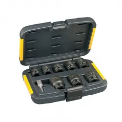 DEWALT Σετ Καρυδάκια + Αντάπτορας 1/2'' σε 1/4'' 9τμχ DT7507