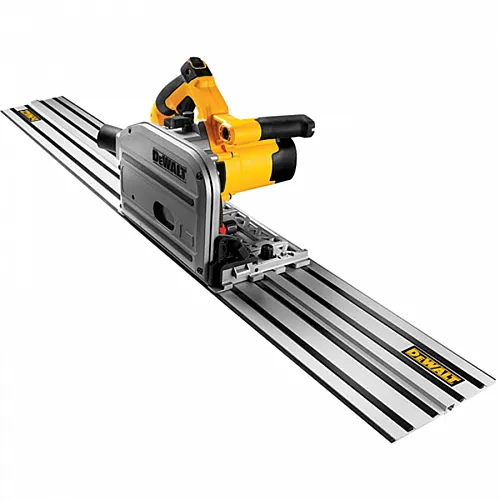 DEWALT Δισκοπρίονο Βυθιζόμενο Ηλεκτρονικό 1300W 165mm με σύστημα ράγας DWS520KR
