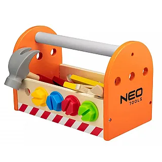 NEO TOOLS Παιδικά εργαλεία από ξύλο σετ 20τμχ GD022