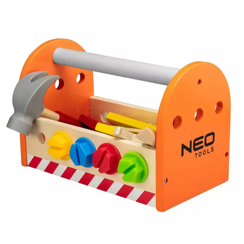 NEO TOOLS Παιδικά εργαλεία από ξύλο σετ 20τμχ GD022