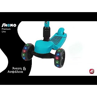 Shoko Παιδικό Πατίνι X-Speed Light Με 3 Ρόδες Και Led Φως Σε Μπλε Χρώμα Για 5+ Χρονών