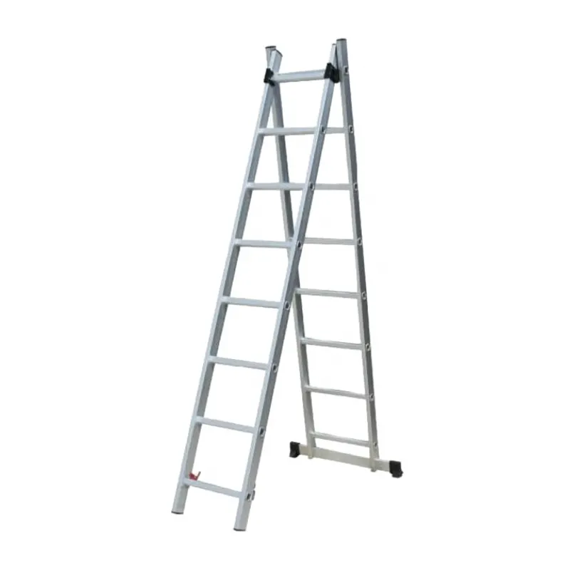 Inox Kiss Επεκτεινόμενη σκάλα αλουμινίου 2x8 σκαλοπατιών LAD208 - Σκάλες