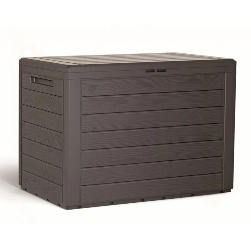 PROSPERPLAST Μπαούλο Αποθήκευσης Woodebox Ελαιόμαυρο 190lt MBWL190-440U - Μπαούλα