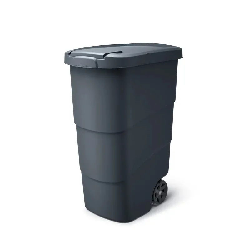 PROSPERPLAST Κάδος απορριμμάτων τροχήλατος Ανθρακί 110lt NBWB110-S433 - Διαχείριση Απορριμμάτων
