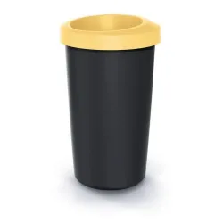Keden κάδος απορριμμάτων Compacta R κίτρινος/μαύρος 25lt NRBO25-1215C