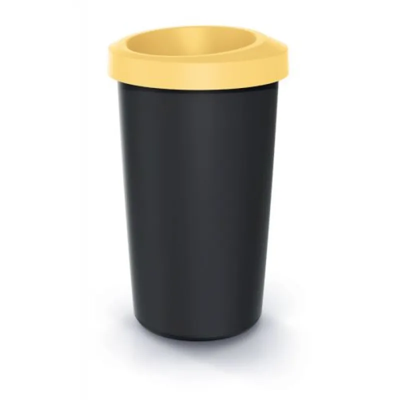 Keden κάδος απορριμμάτων Compacta R κίτρινος/μαύρος 25lt NRBO25-1215C