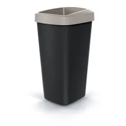 Keden κάδος απορριμμάτων Compacta Q καφέ/μαύρος 25lt NSBO25-WG5C