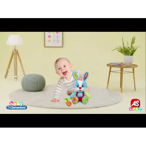 Baby Clementoni Βρεφικό Εκπαιδευτικό Λέλος Το Λαγουδάκι Για 10+ Μηνών