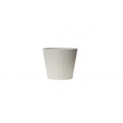 ArtPlast Γλάστρα κωνική λευκό ∅30cm ATC.030.SB.BI