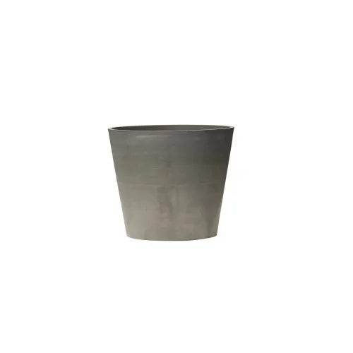ArtPlast Γλάστρα κωνική ανοικτό γκρι ∅40cm ATC.040.SB.GC