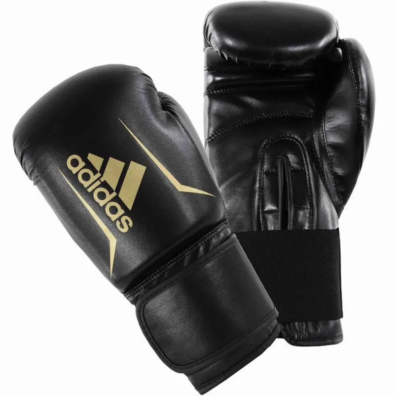 Adidas Γάντι Πυγμαχίας SPEED 50 6oz (Μαύρο/Χρυσό) ADISBG50-06 - Γάντια-προστατευτικά-Διάφορα αξεσουάρ