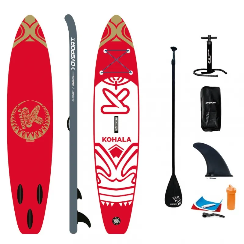 DVSport Φουσκωτή Σανίδα SUP Kohala 320cm κόκκινη WH-32082 - Σανίδες Sup και αξεσουάρ