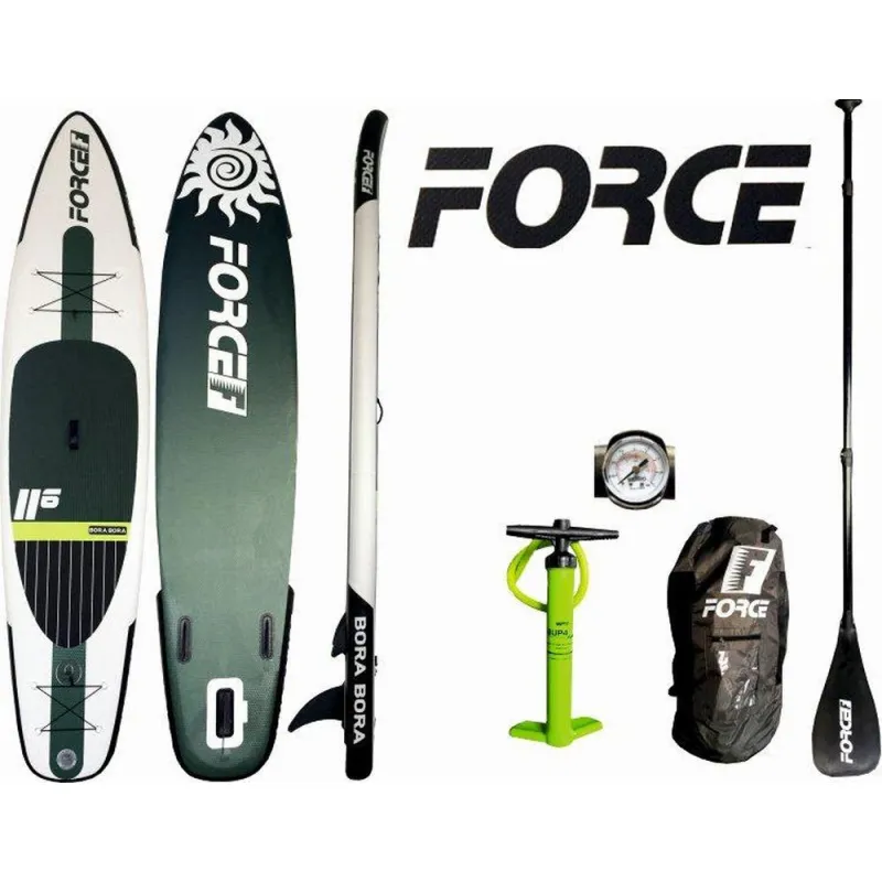 Force Φουσκωτή Σανίδα SUP Bora Bora 11.6 - 355cm - Σανίδες Sup και αξεσουάρ