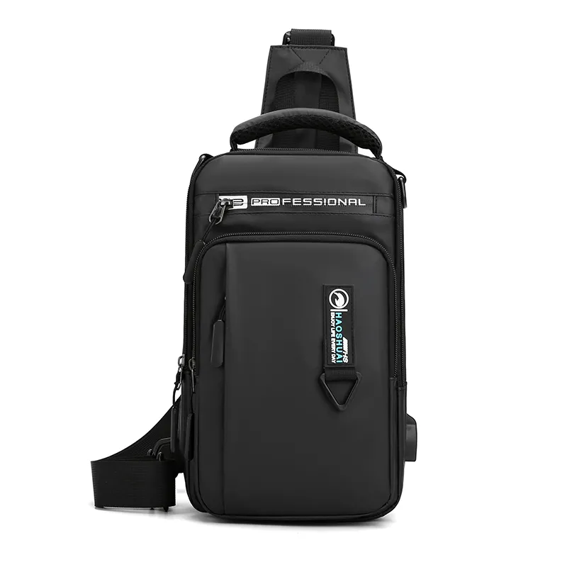 Τσαντάκι ώμου χιαστί crossbody OEM 1100 μαύρο - Crossbody