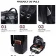 Δερμάτινο σακίδιο πλάτης Cardinal 20 L 8110 black - Σακίδια Πλάτης Γυναικεία
