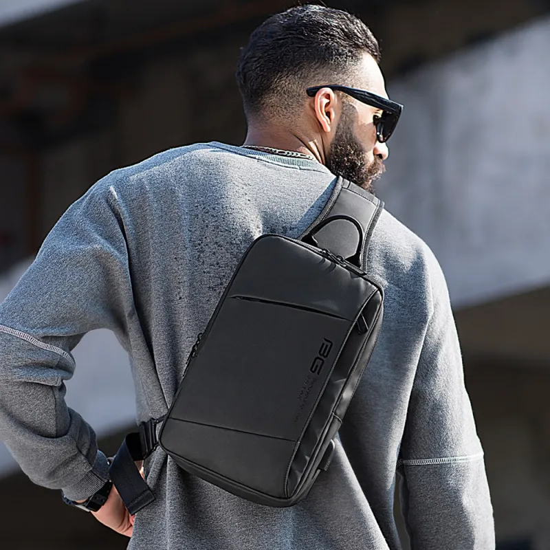 Τσαντάκι ώμου χιαστί crossbody Bange 22002 μαύρο - Crossbody