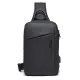 Τσαντάκι ώμου χιαστί crossbody Bange 22002 μαύρο - Crossbody