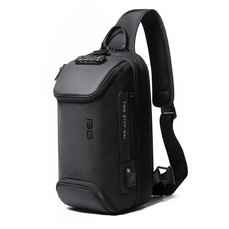 Τσαντάκι ώμου χιαστί crossbody Bange 7082 μαύρο - Crossbody