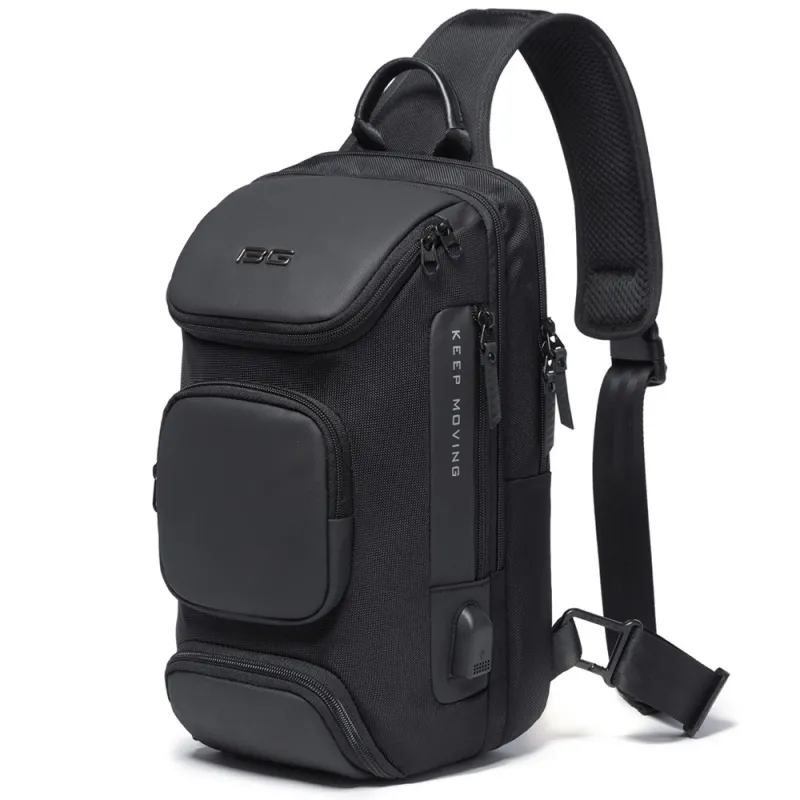 Τσαντάκι ώμου χιαστί crossbody Bange 7086 μαύρο - Crossbody
