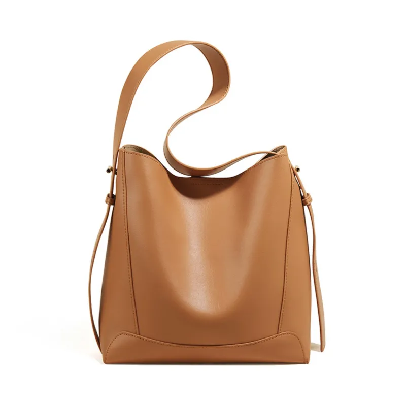 Δερμάτινη Γυναικεία Τσάντα Shopper ‘Ωμου Foxer 9136015F καφέ - Τσάντες Γυναικείες Ώμου/Χειρός