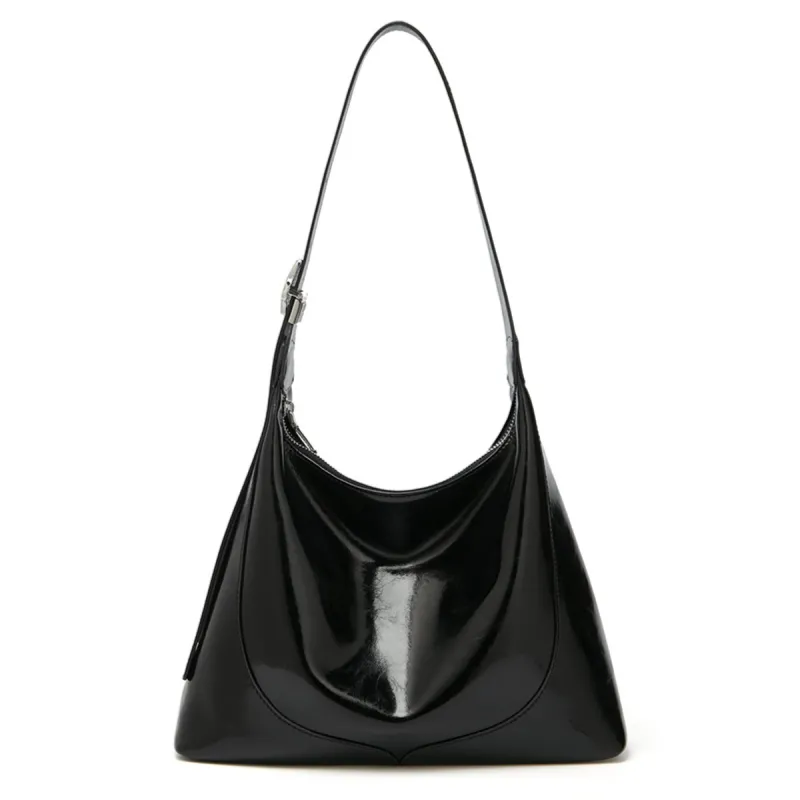 Δερμάτινη Γυναικεία Τσάντα Shopper ‘Ωμου Foxer 954199F μαύρο - Τσάντες Γυναικείες Ώμου/Χειρός