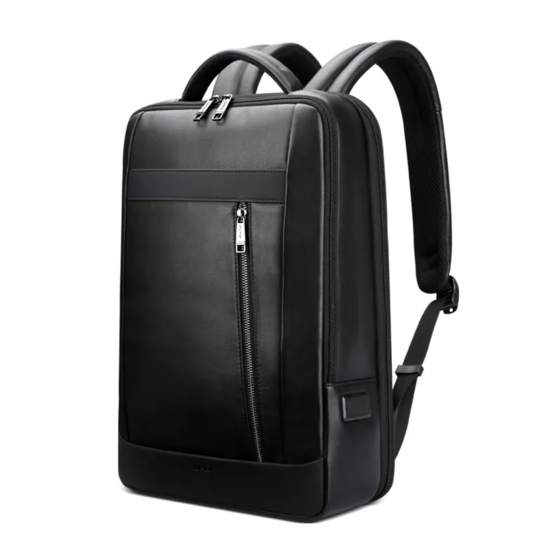 Δερμάτινο Σακίδιο πλάτης Αντικλεπτικό 24L Laptop 15,6” Bopai 61-86711 μαύρο - Επαγγελματικά Σακίδια Πλάτης
